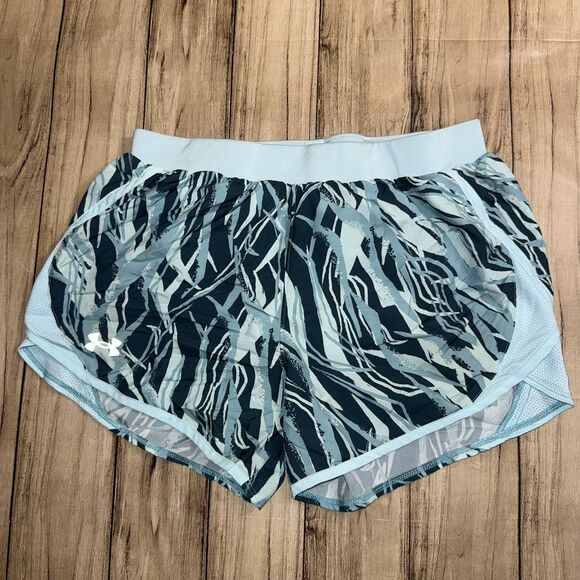 Under Armour Pants - Under Armour Women's UA Fly-By 2.0 Printed Shorts Heatgear Loose Fit Size Small